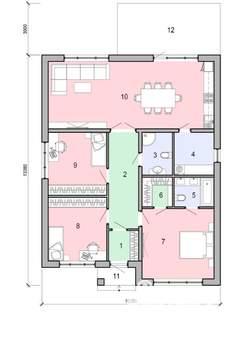 Дом 114м², 1-этажный, участок 5 сот.