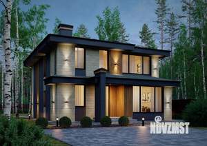 Коттедж 203м², 2-этажный, участок 6 сот.