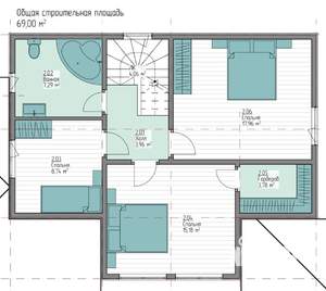 Дом 160м², 2-этажный, участок 6 сот.
