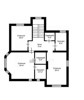 Дом 258м², 2-этажный, участок 7 сот.