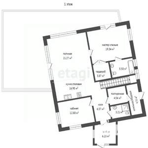 Дом 194м², 2-этажный, участок 9 сот.  