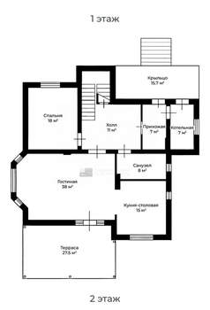 Дом 258м², 2-этажный, участок 7 сот.