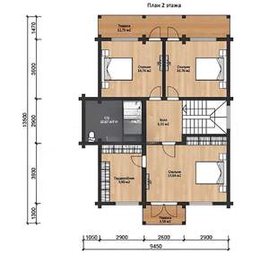 Дом 210м², 2-этажный, участок 6 сот.