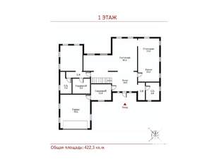 Дом 1000м², 3-этажный, участок 260 сот.