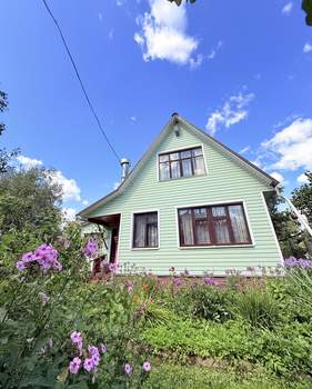 Дом 40м², 2-этажный, участок 10 сот.