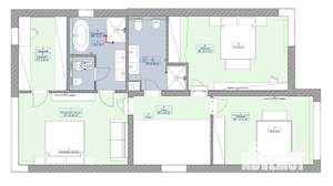 Коттедж 196м², 2-этажный, участок 6 сот.