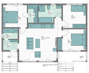 Дом 90м², 1-этажный, участок 6 сот.