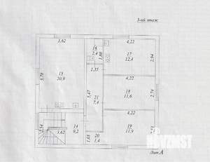 Дом 243м², 3-этажный, участок 7 сот.