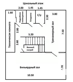 Дом 650м², 3-этажный, участок 12 сот.