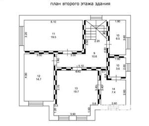 Коттедж 196м², 2-этажный, участок 8 сот.