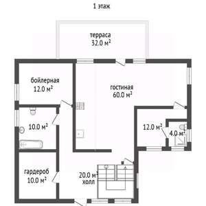 Дом 318м², 2-этажный, участок 8 сот.