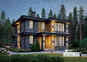 Коттедж 203м², 2-этажный, участок 6 сот.