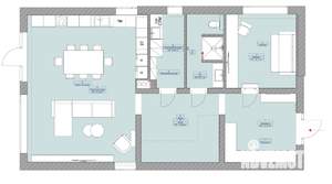 Коттедж 196м², 2-этажный, участок 6 сот.