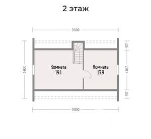 Дом 82м², 2-этажный, участок 6 сот.  