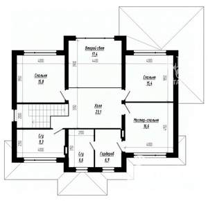Дом 250м², 2-этажный, участок 10 сот.  