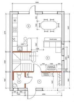 Дом 180м², 3-этажный, участок 3 сот.  