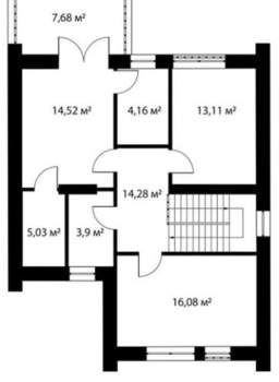 Дом 170м², 2-этажный, участок 6 сот.  