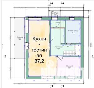 Дом 180м², 2-этажный, участок 6 сот.  