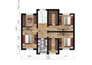 Коттедж 212м&sup2;, 2-этажный, участок 7 сот.  