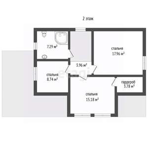Дом 160м², 2-этажный, участок 6 сот.  