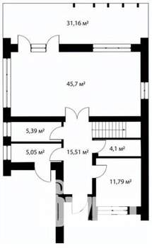 Коттедж 234м², 2-этажный, участок 6 сот.  