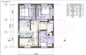 Дом 121м², 2-этажный, участок 7 сот.  