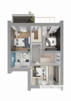 Коттедж 234м², 2-этажный, участок 6 сот.  