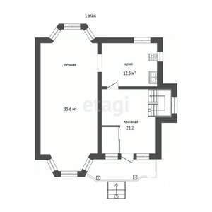 Дом 203м², 3-этажный, участок 5 сот.  