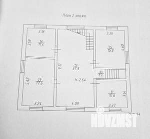 Дом 221м², 2-этажный, участок 6 сот.  