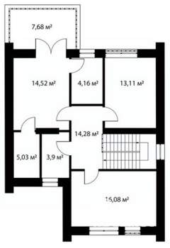 Коттедж 170м², 2-этажный, участок 6 сот.  