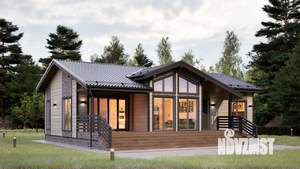 Дом 135м², 1-этажный, участок 8 сот.  