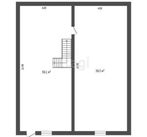 Дом 240м², 2-этажный, участок 6 сот.  