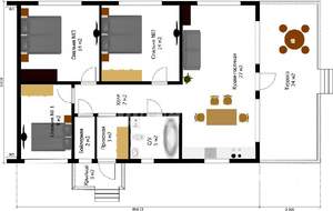 Дом 120м², 1-этажный, участок 6 сот.  