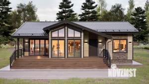 Дом 135м², 1-этажный, участок 8 сот.  