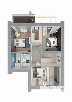 Коттедж 170м², 2-этажный, участок 6 сот.  