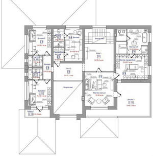 Дом 550м², 2-этажный, участок 21 сот.  