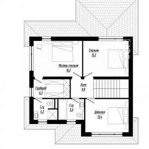 Дом 160м², 2-этажный, участок 6 сот.  