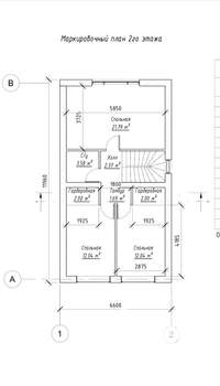 Коттедж 126м², 2-этажный, участок 4 сот.  