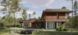 Дом 740м&sup2;, 2-этажный, участок 20 сот.  