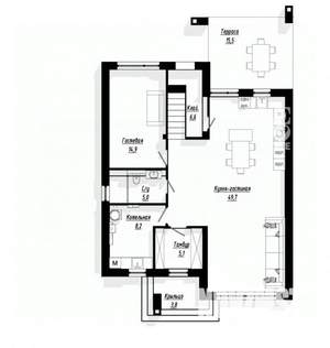 Дом 185м², 2-этажный, участок 8 сот.  