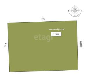 Дом 407м², 2-этажный, участок 11 сот.  