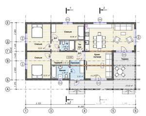 Коттедж 144м², 1-этажный, участок 7 сот.  