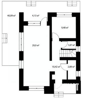 Коттедж 170м², 2-этажный, участок 6 сот.  