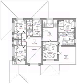 Дом 550м&sup2;, 2-этажный, участок 21 сот.  