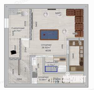 Коттедж 222м², 4-этажный, участок 5 сот.  