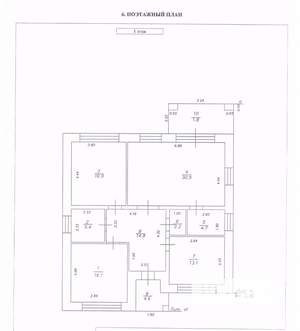 Дом 130м², 1-этажный, участок 6 сот.  