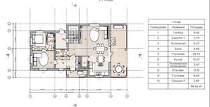 Дом 220м², 2-этажный, участок 10 сот.  