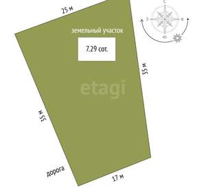 Дом 165м², 1-этажный, участок 7 сот.  