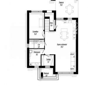 Дом 185м², 2-этажный, участок 8 сот.  