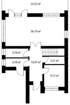 Дом 170м², 2-этажный, участок 6 сот.  